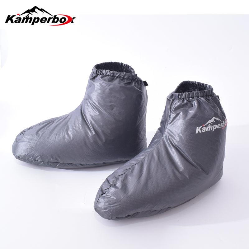 Kamperbox Down Slippers Down Socks Camping Down Booties For Sleeping Bag Camping AQ3