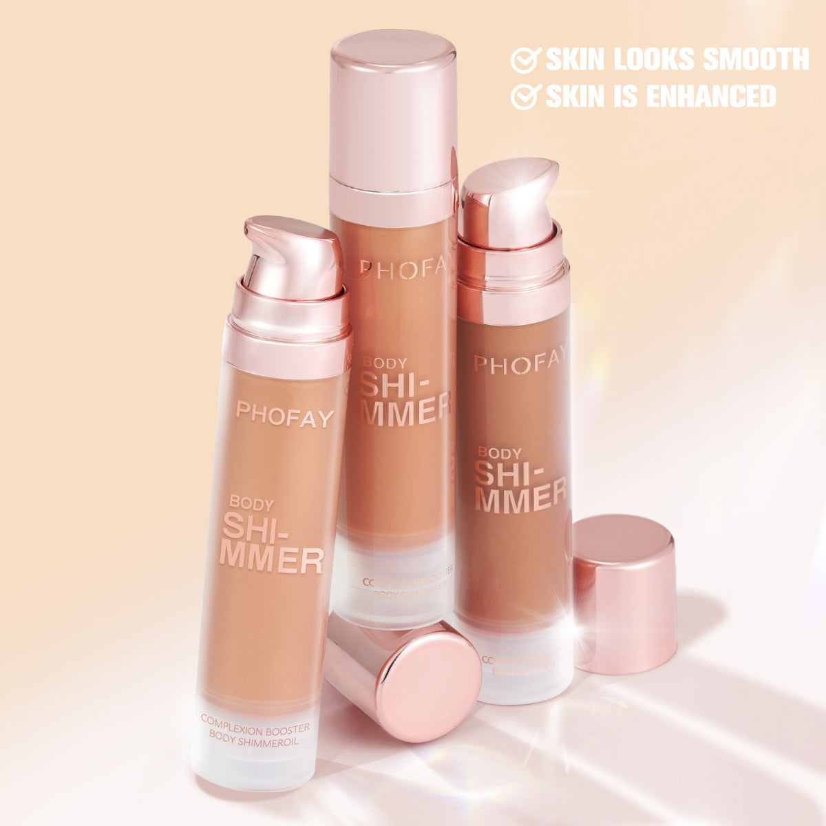 PHOFAY Body Glow Shimmer Oil