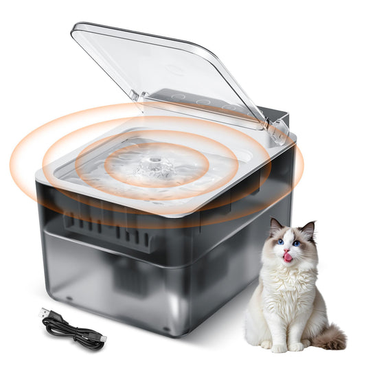 Wired Automatic Pet Fountain Dog Water Dispenser Automatic Sensing Function