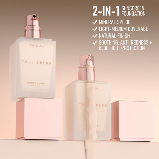PHOFAY Matte Liquid Foundation SPF 30